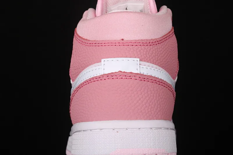 All categories Air Jordan Jordan series basketball shoes Air Jordan 1 Mid Air Jordan 1 Mid AJ1 Joe 1 mid-top series Pink White Pink Foam CW5379-600